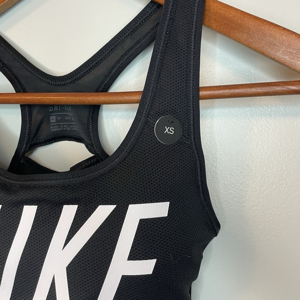 Nike Classic Compression Racerback Medium Support Sports Bra Size XS Gym Active - Picture 2 of 6